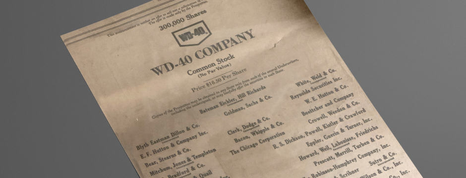 WD-40 Company Shares