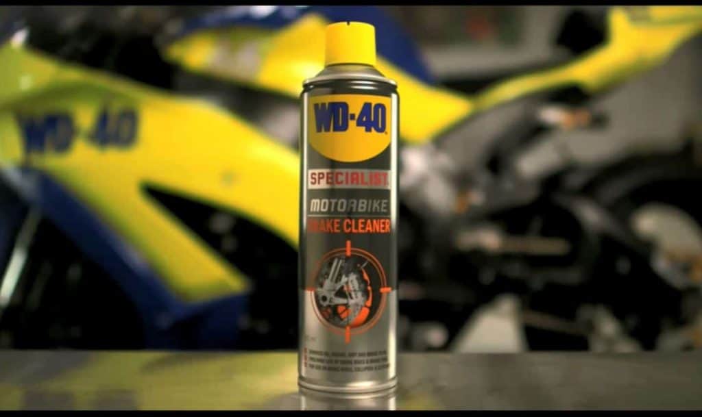 How To Use Specialist Motorbike Brake Cleaner Spray WD40 UK