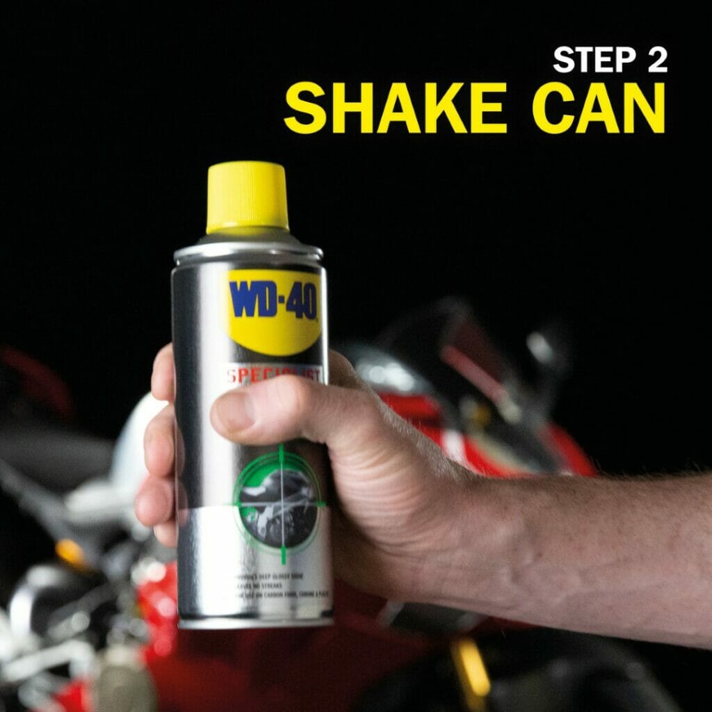 WD40 Specialist Motorcycle Polish & Wax Spray 400ml