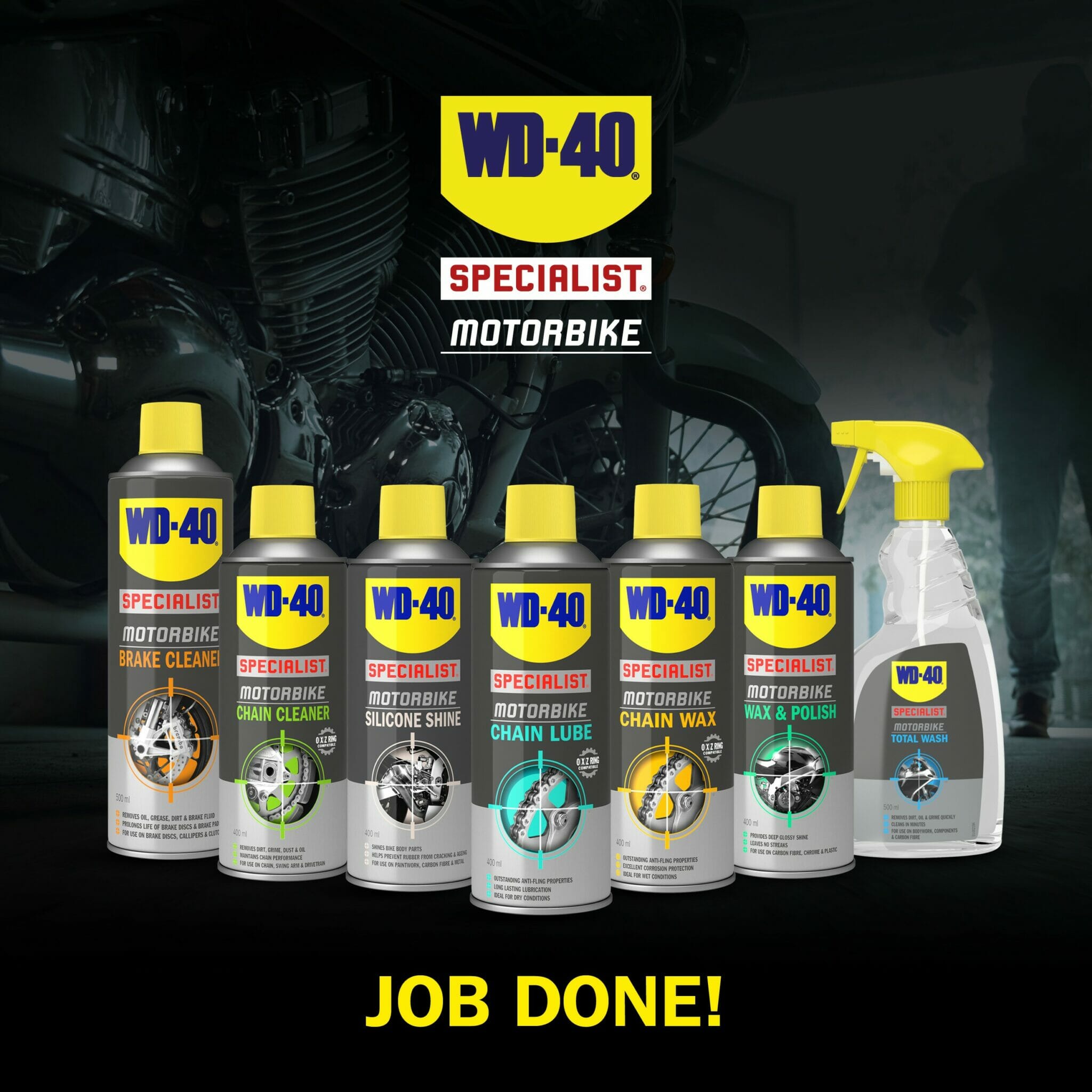 WD40 Specialist Motorcycle Chain Cleaner Spray
