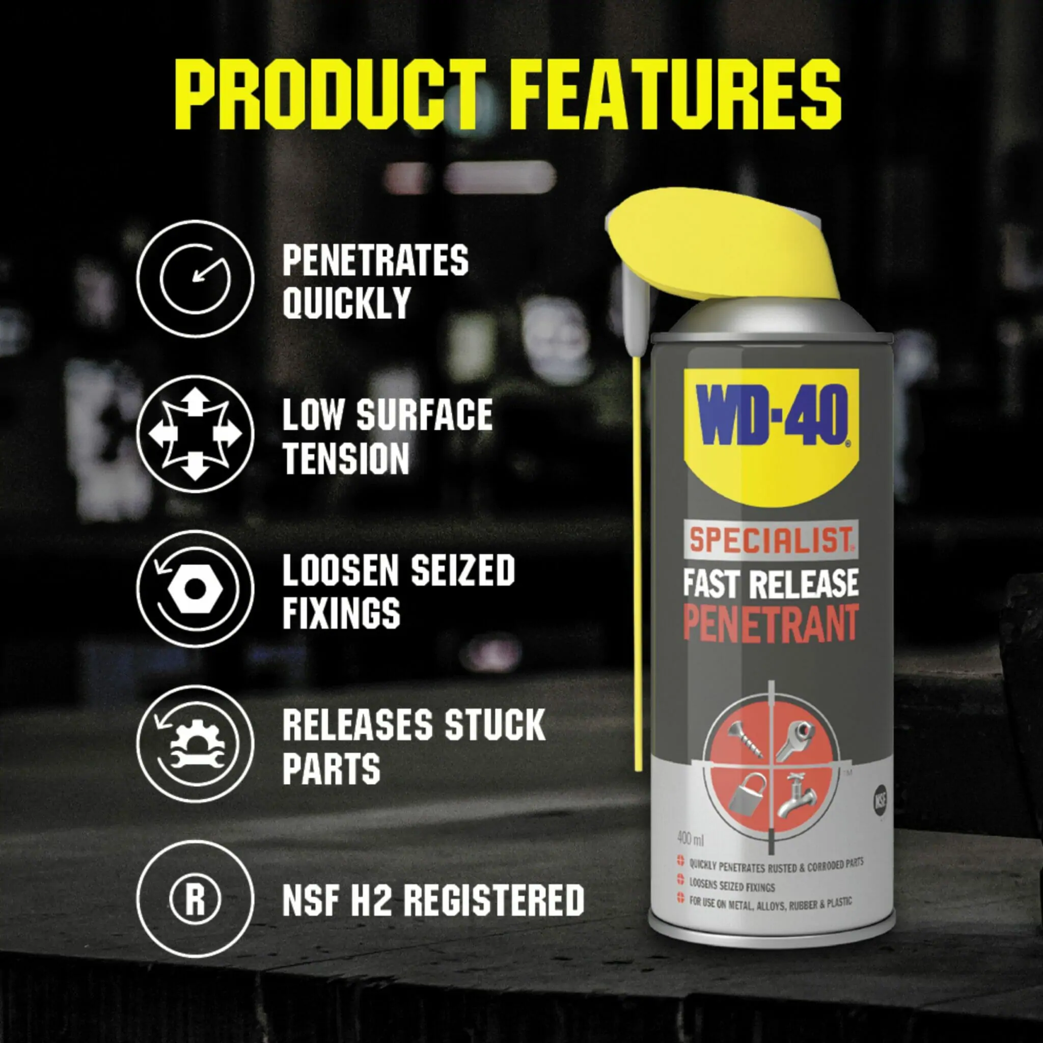Wd 40 Specialist Fast Release Penetrant Spray