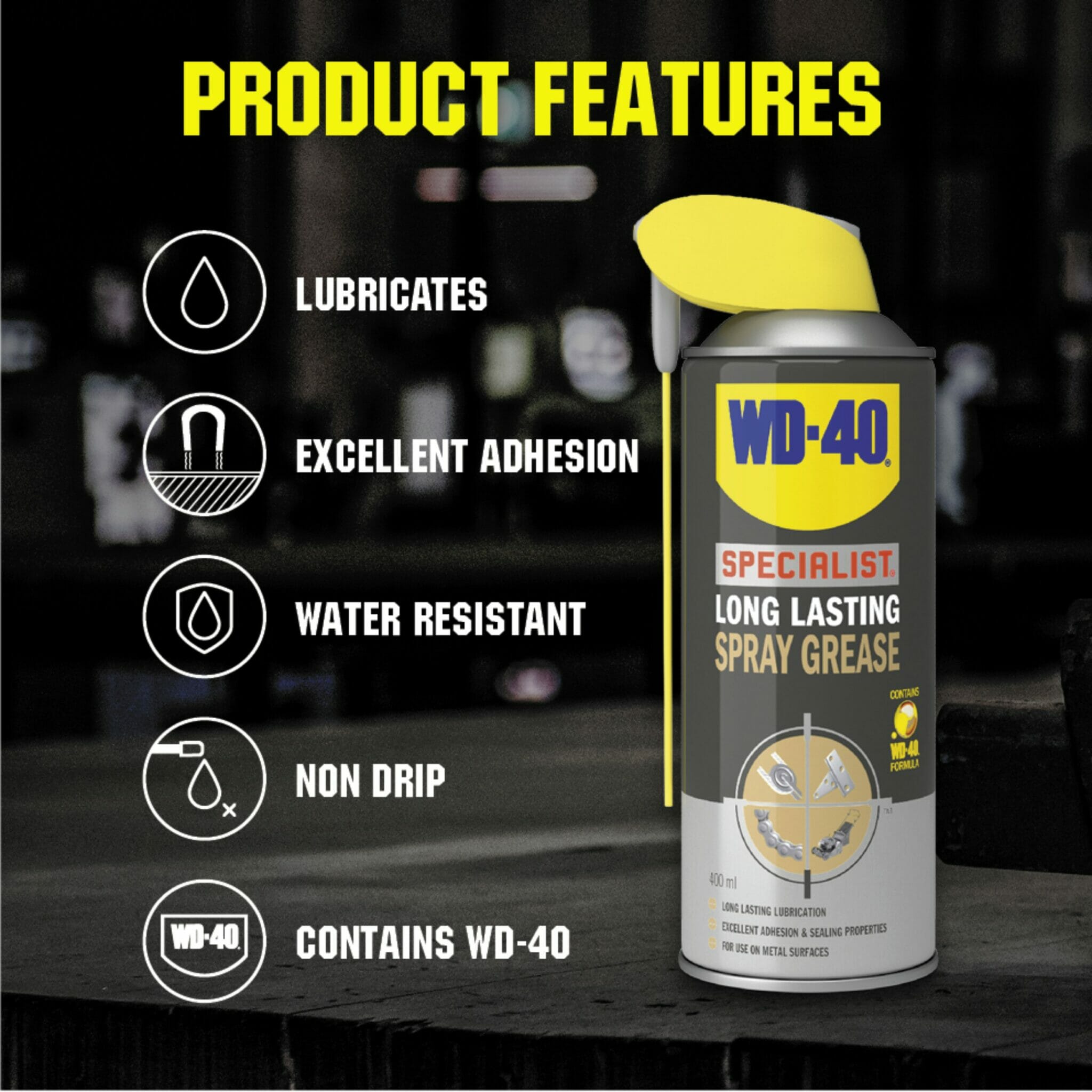 WD40 Specialist Long Lasting Spray Grease