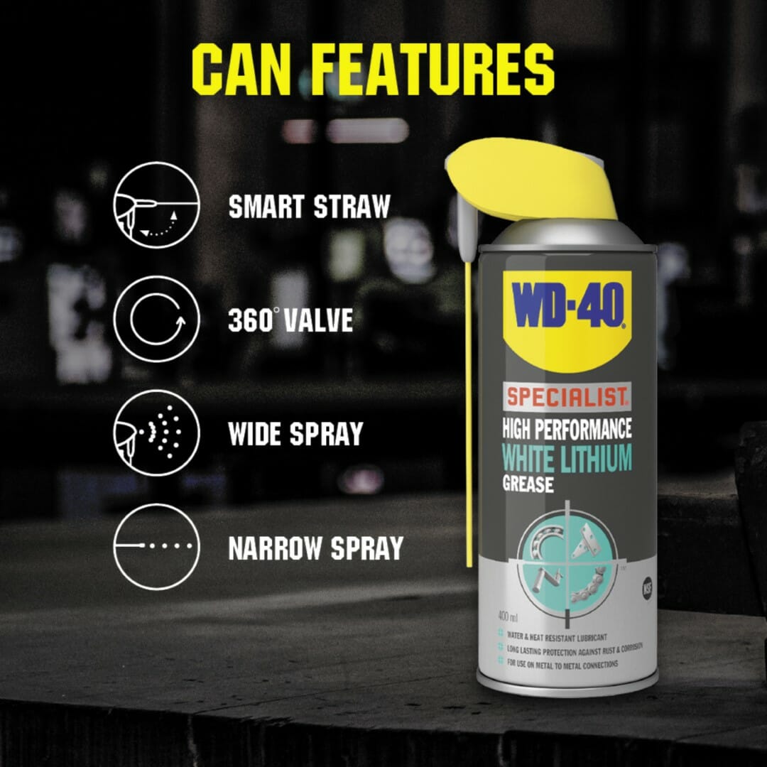 WD40 Specialist White Lithium Grease Spray