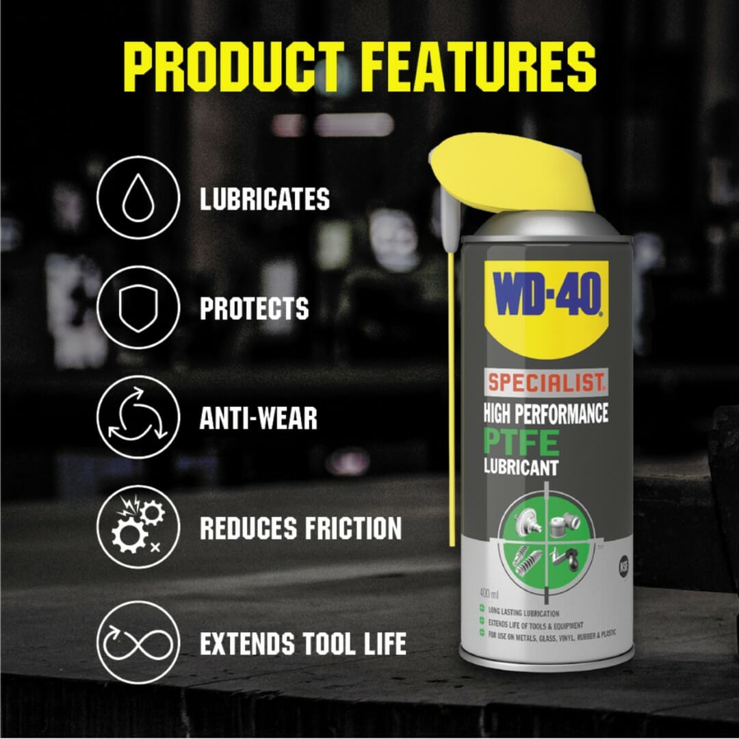 WD40 Specialist High Performance PTFE Lubricant Spray