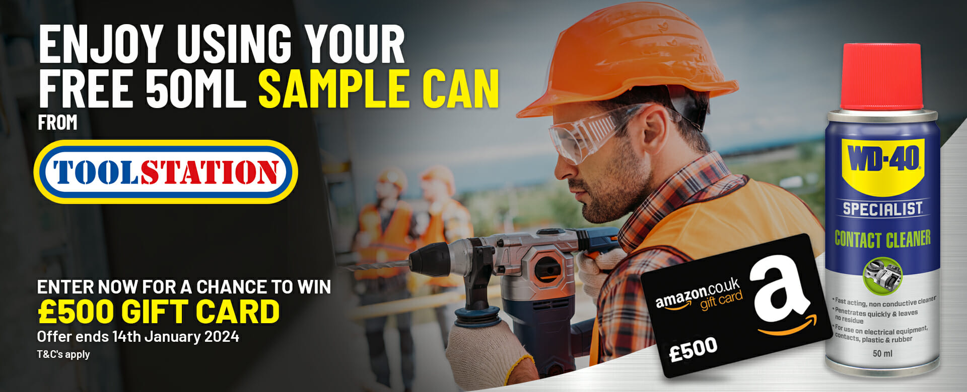 Toolstation Contact Cleaner Sampling Campaign